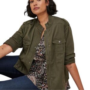 Torrid Georgette Paisley Print Belted Babydoll Crepe Blouse Top Size 0 / L / 12